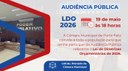 Convite - Audiência Pública para discutir a LDO 2026